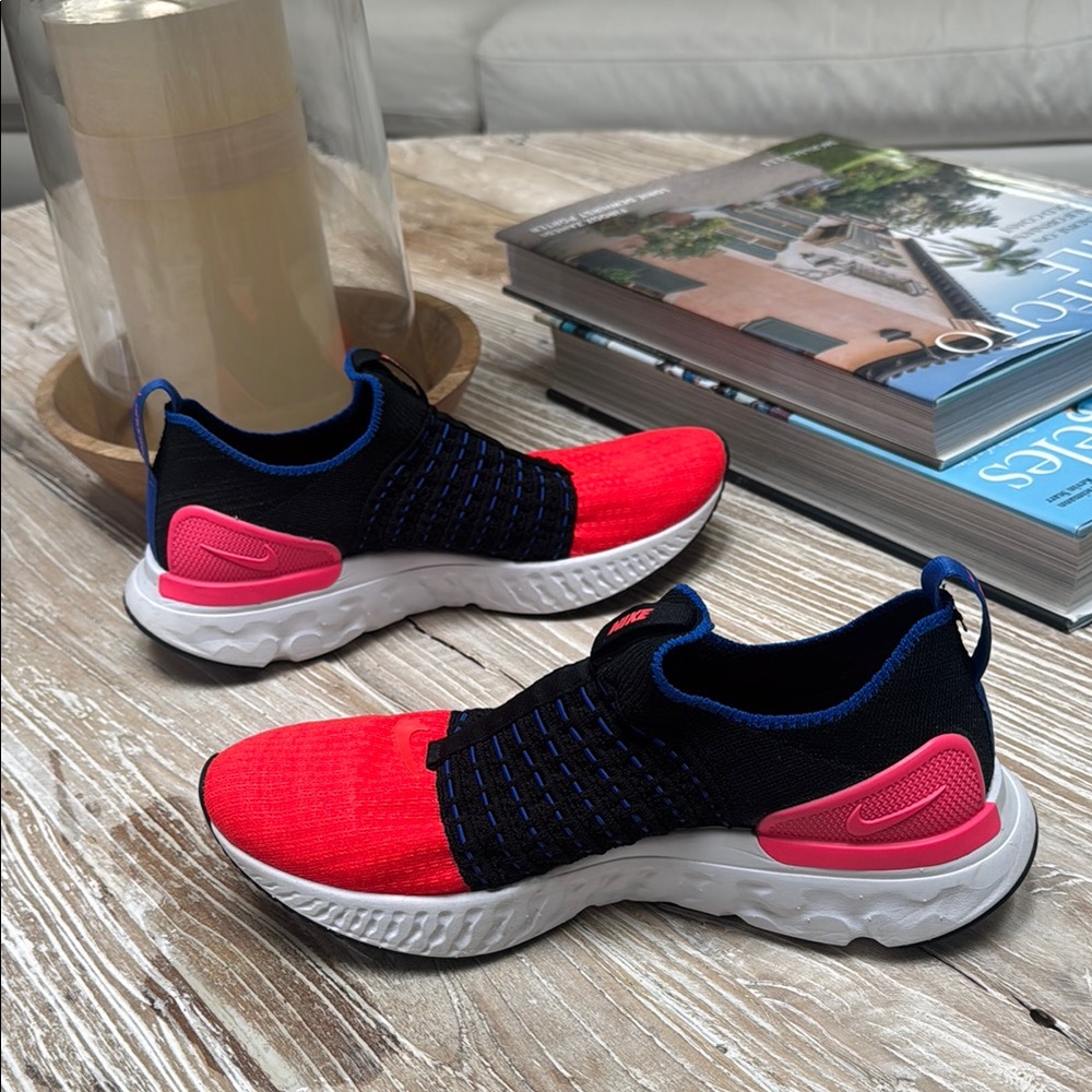 Nike Women’s Slip-On Sneakers in Red, Pink, Black